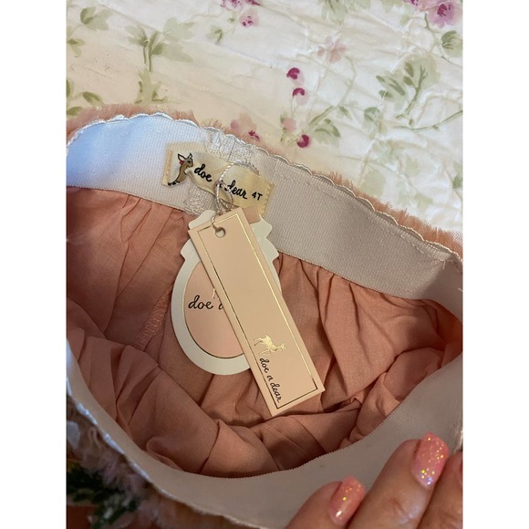 Doe a Dear Floral Waist Tutu Size 4T - Picture 6 of 7